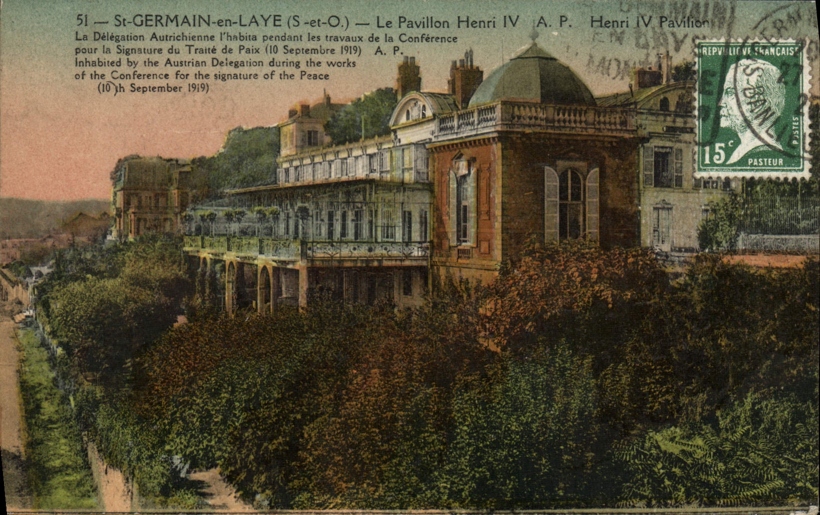 CPA Saint Germain en Laye Le Pavillon Henri IV