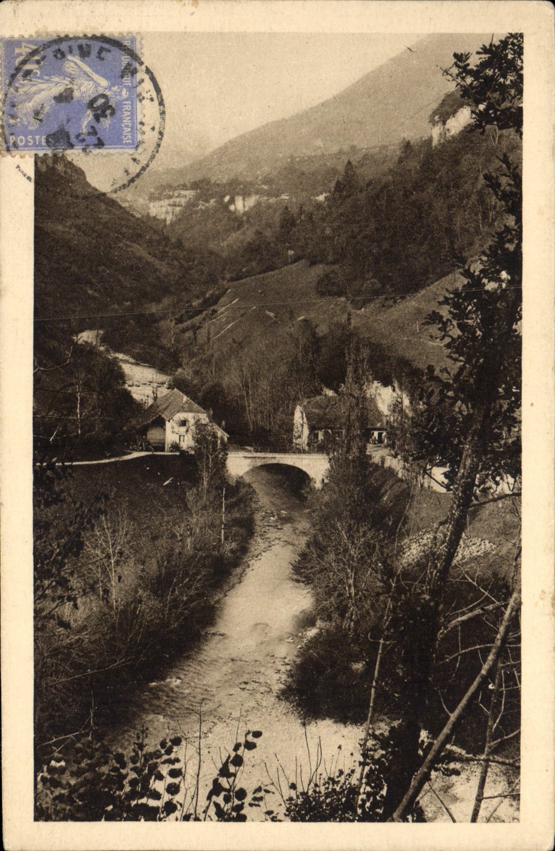 VINTAGE POSTCARD Nantha Bridge of Comfort