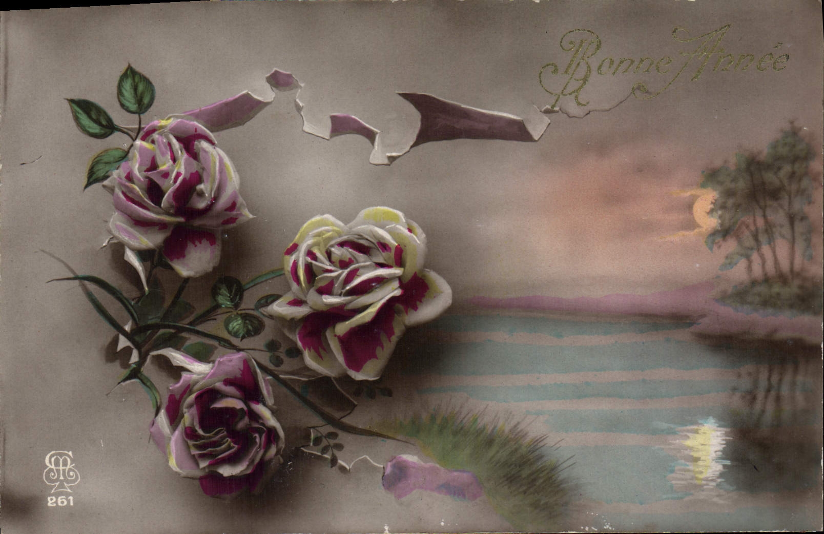 CPA Fantaisie Fleurs 