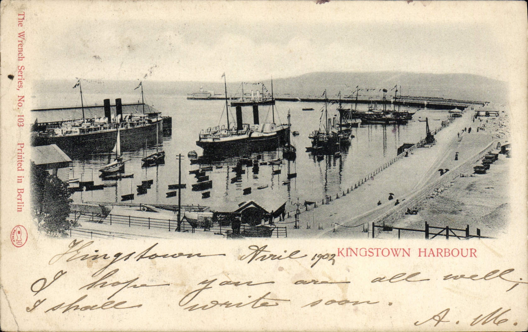 CPA Kingstown Harbour Bateaux