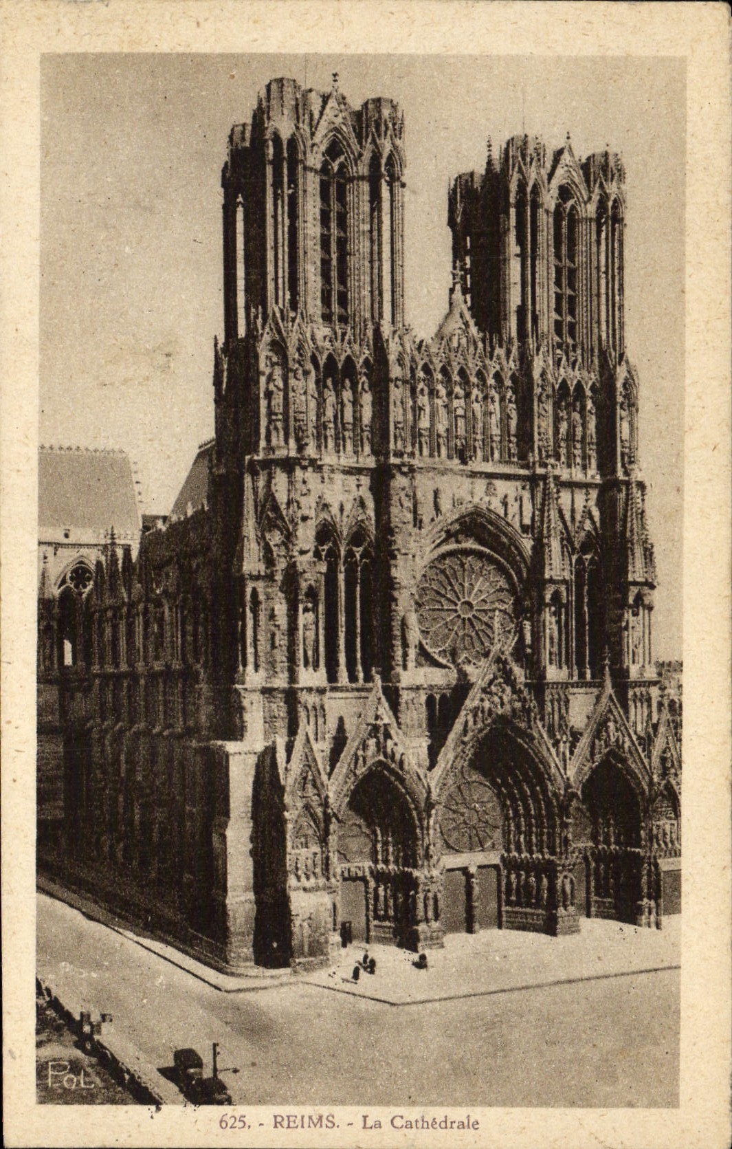CPA Reims La Cathedrale