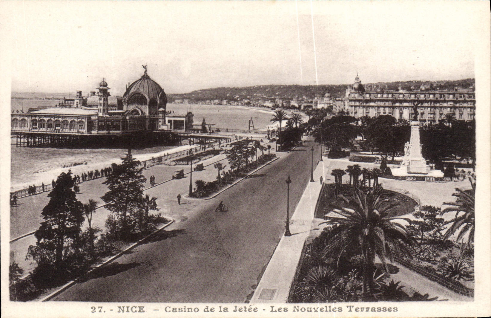 CPA Nice Casino de la Jetee Les Nouvelles Terrasses