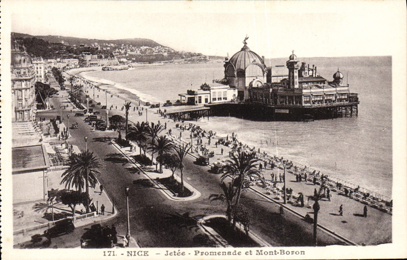 VINTAGE POSTCARD Thrown Nice Walk and Boron Mount