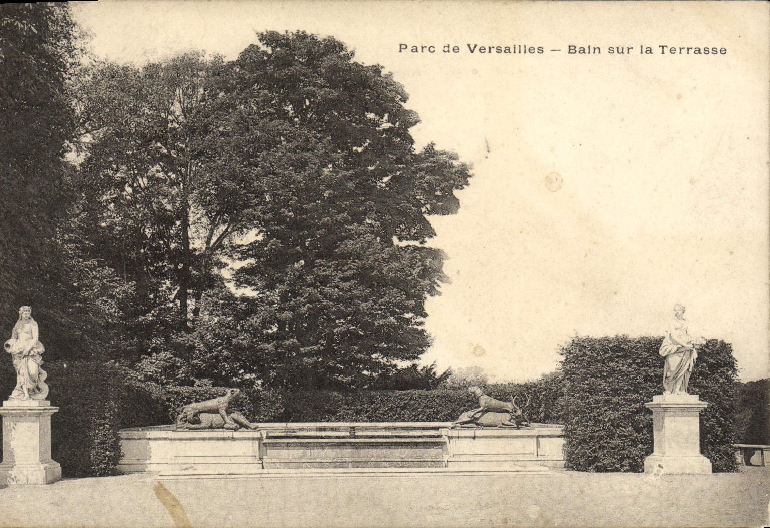 CPA Parc De Versailles Bain sur La Terrasse