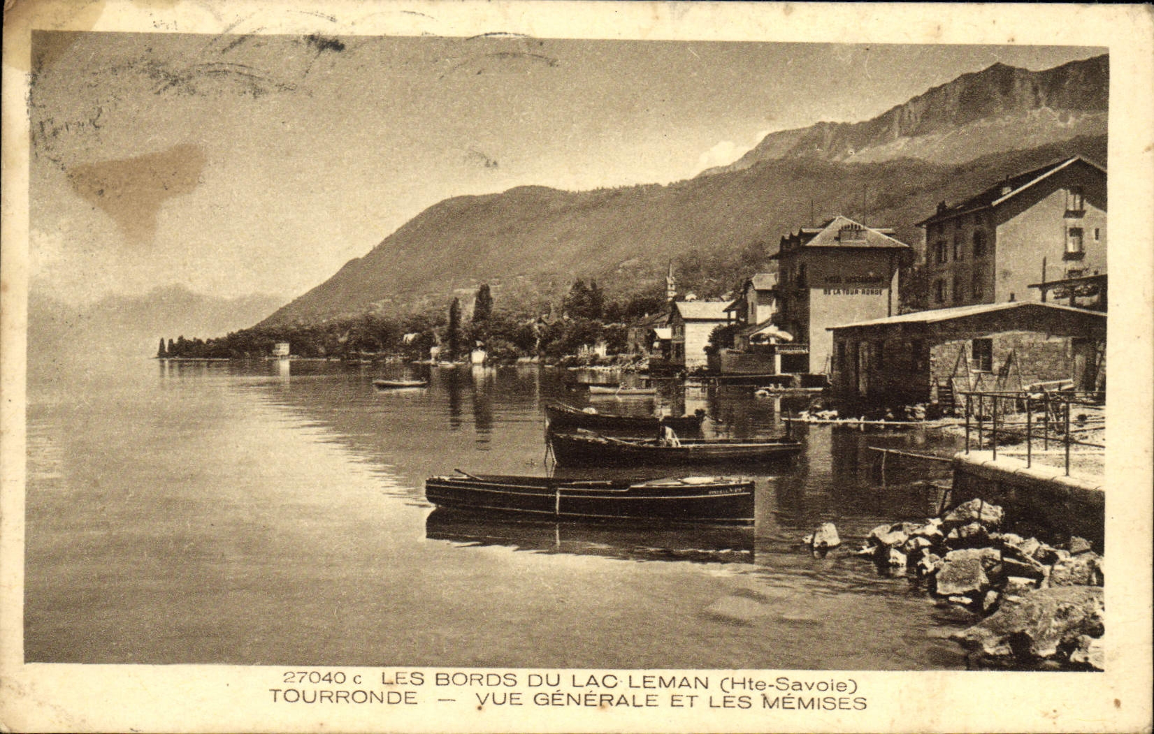 CPA Tourronde Vue Generale Et Les Memises