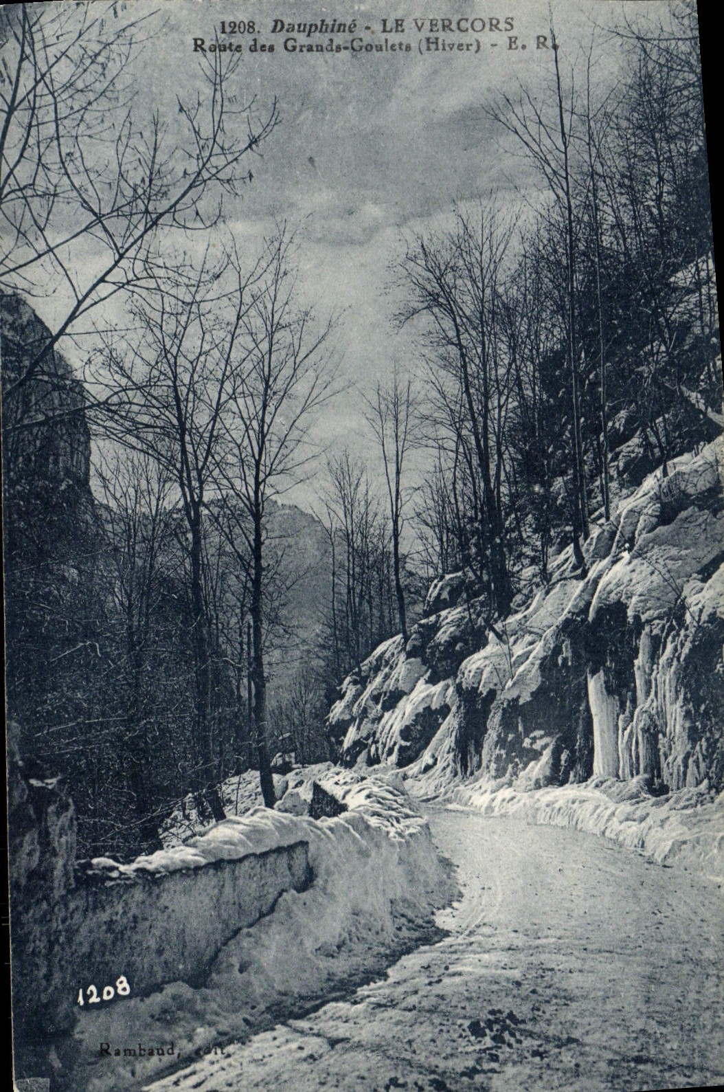 CPA Le Dauphine Le Vorcors Route Des Grands Goulets