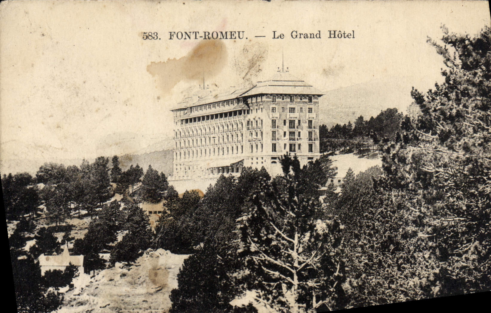 VINTAGE POSTCARD Make Romeu the Large Hotel