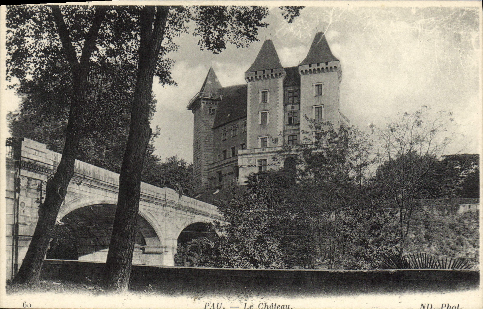 CPA Pau Le Chateau