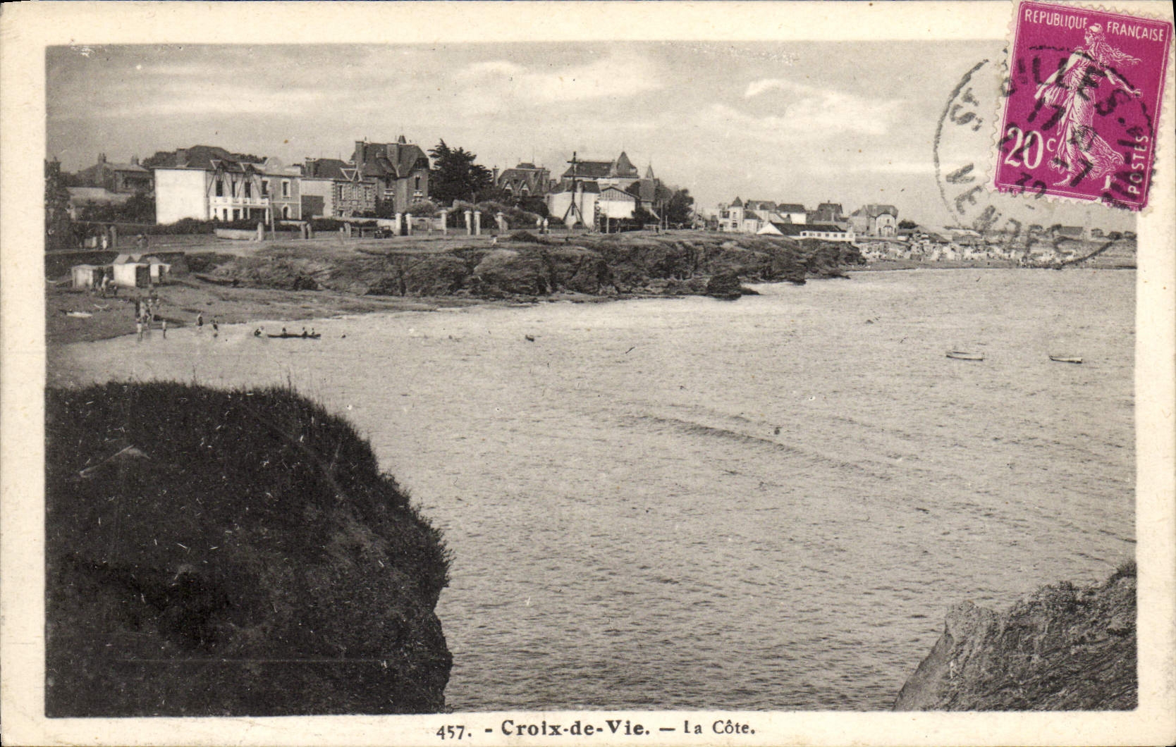 VINTAGE POSTCARD Croix de Vie the Dimension