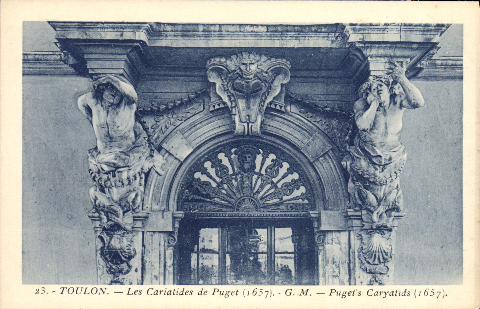 CPA Toulon Les Cariatides De Puget