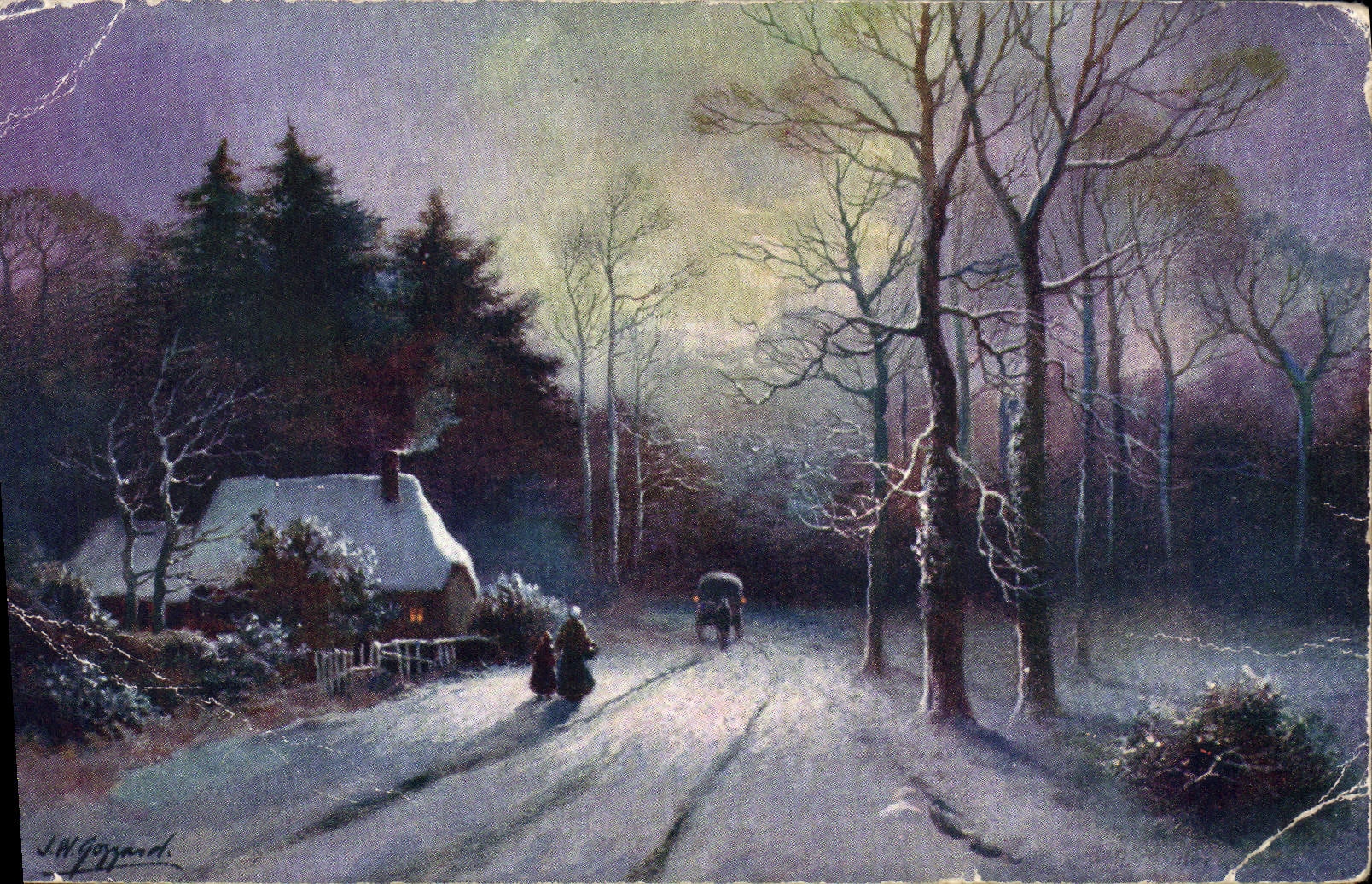 CPA Fantaisie Paysage