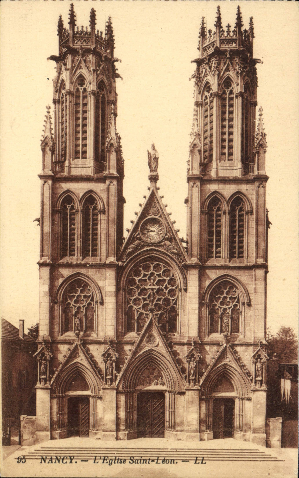 CPA Nancy L'Eglise Saint Leon