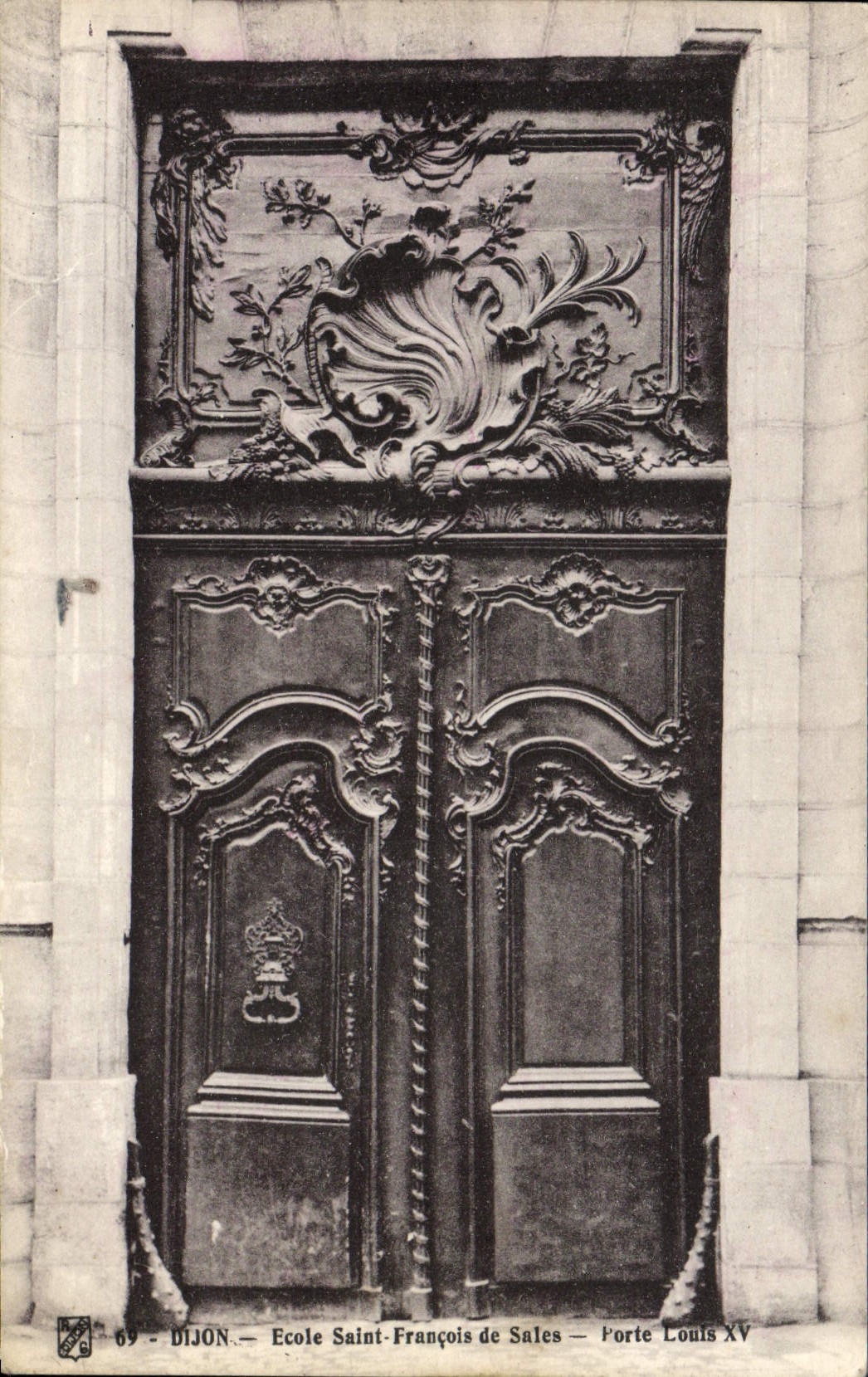 CPA Dijon Ecole Saint Francois De Sales Porte Louis XV