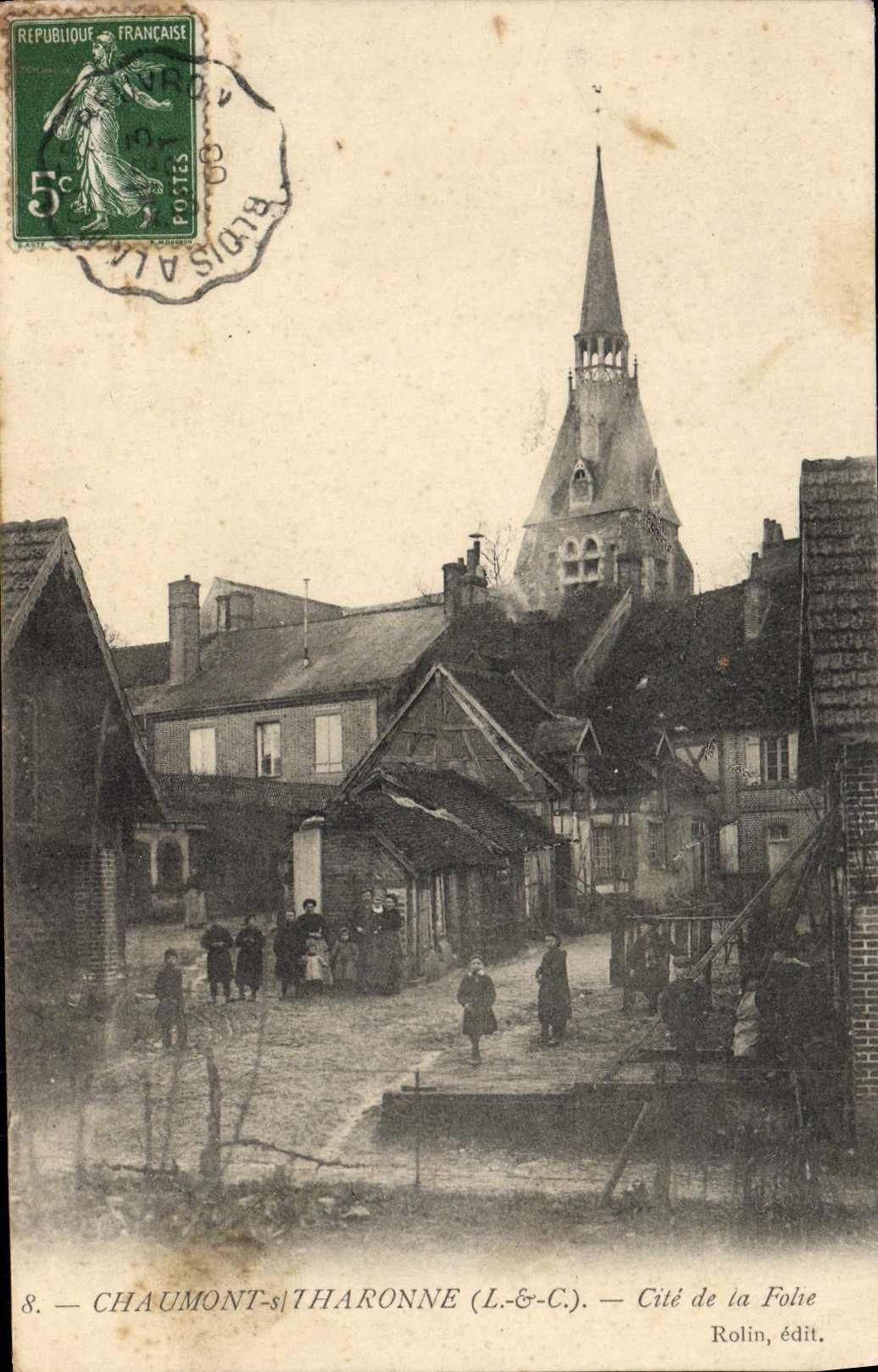 CPA Chaumont Tharonne Cite de la Folie Enfants