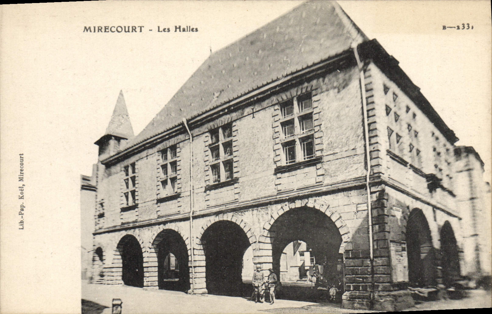 Mercados de Mirecourt de la POSTAL de la VENDIMIA