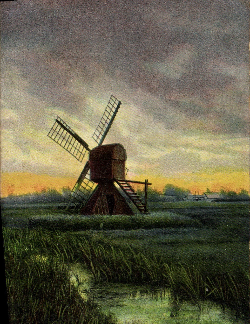 CPA Fantaisie Moulin a vent