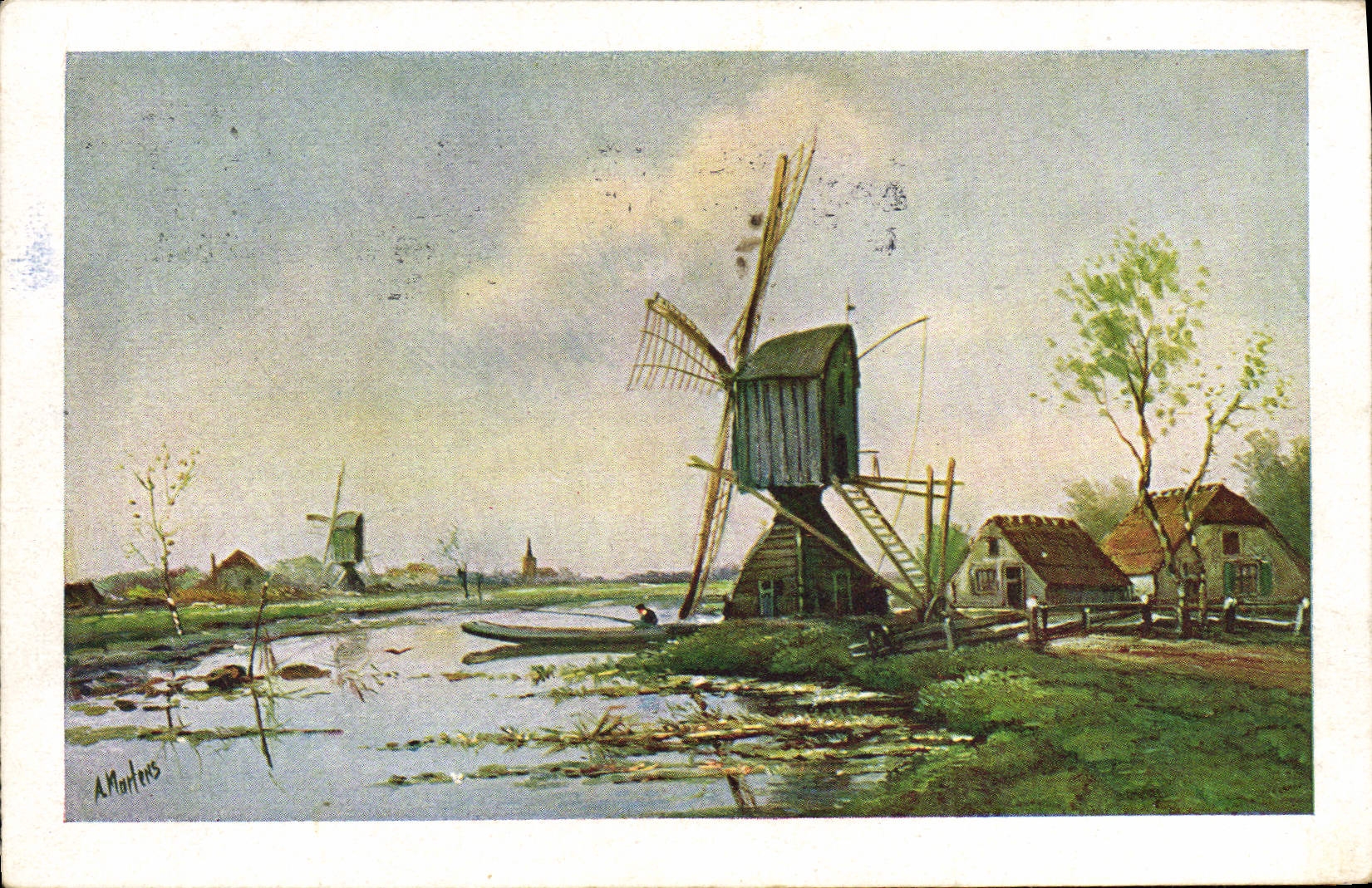 CPA Fantaisie Moulin a vent