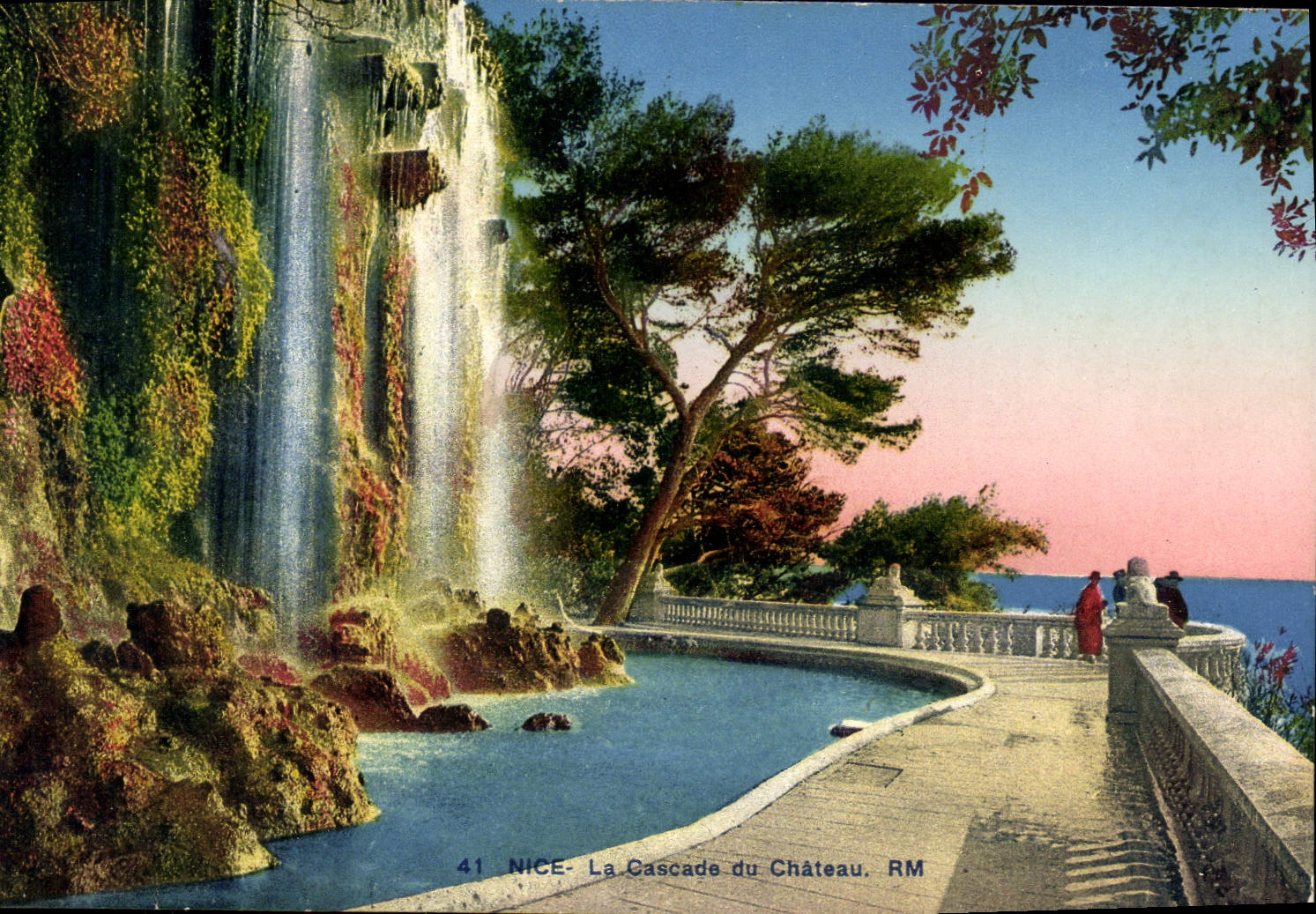 CPA Nice La Cascade Du Chateau