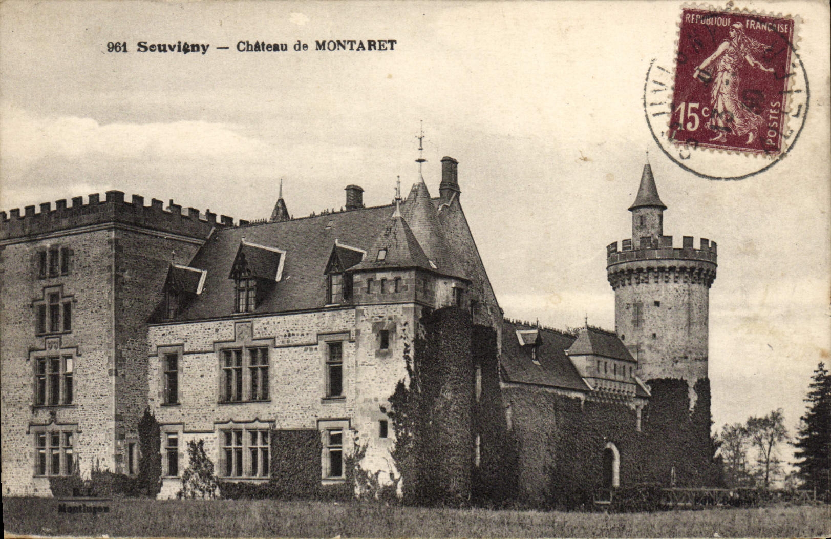CPA Souvigny Chateau De Montaret