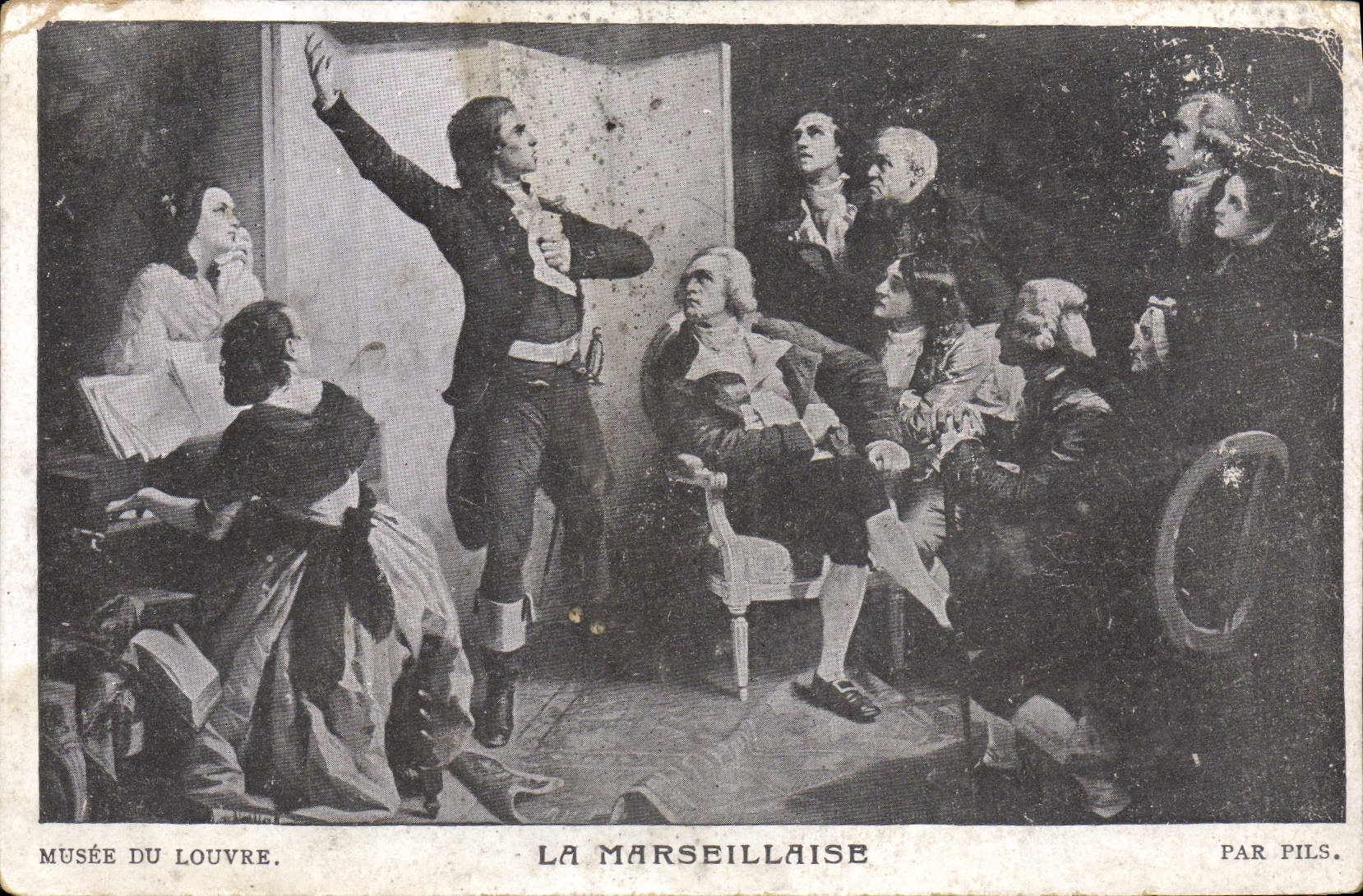 CPA Musee du Louvre La Marseillaise 