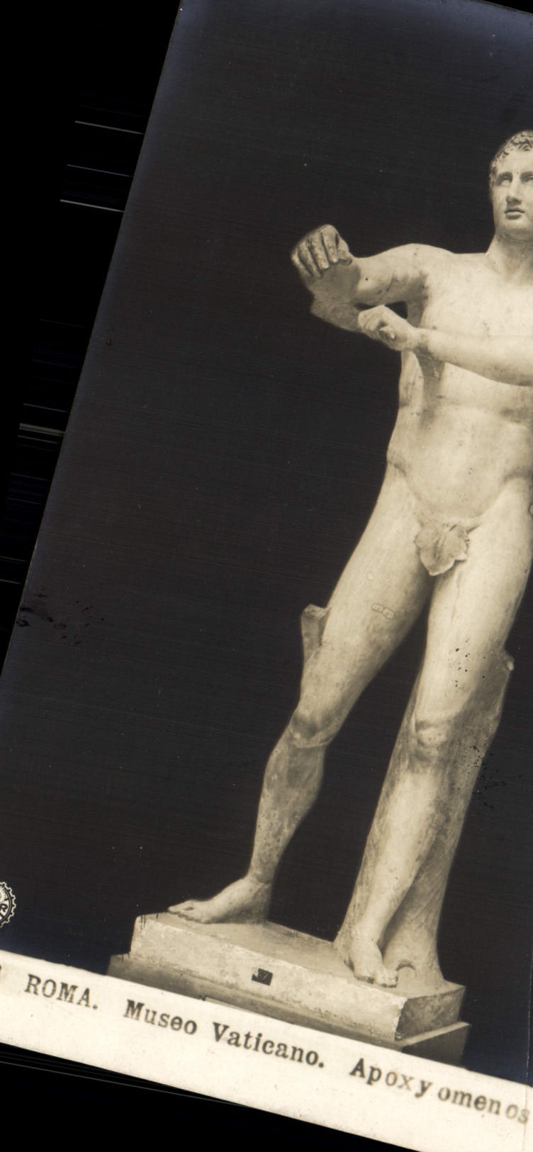 CPA Roma Museo Vaticano Apxyomenos