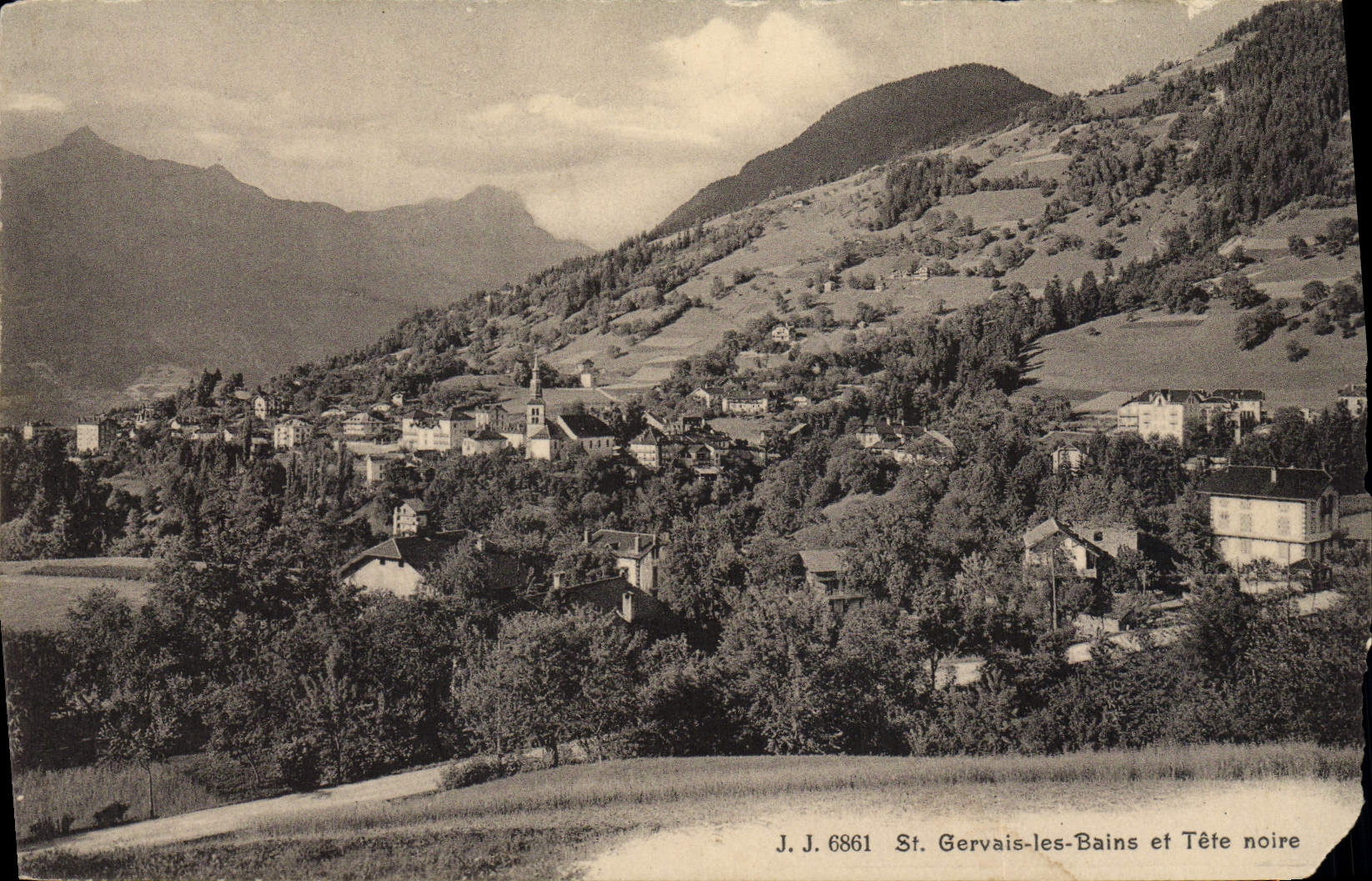 CPA St Gervais les Bains et Tete noire 