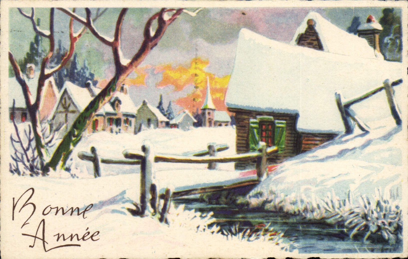 CPA Fantaisie Bonne Annee 