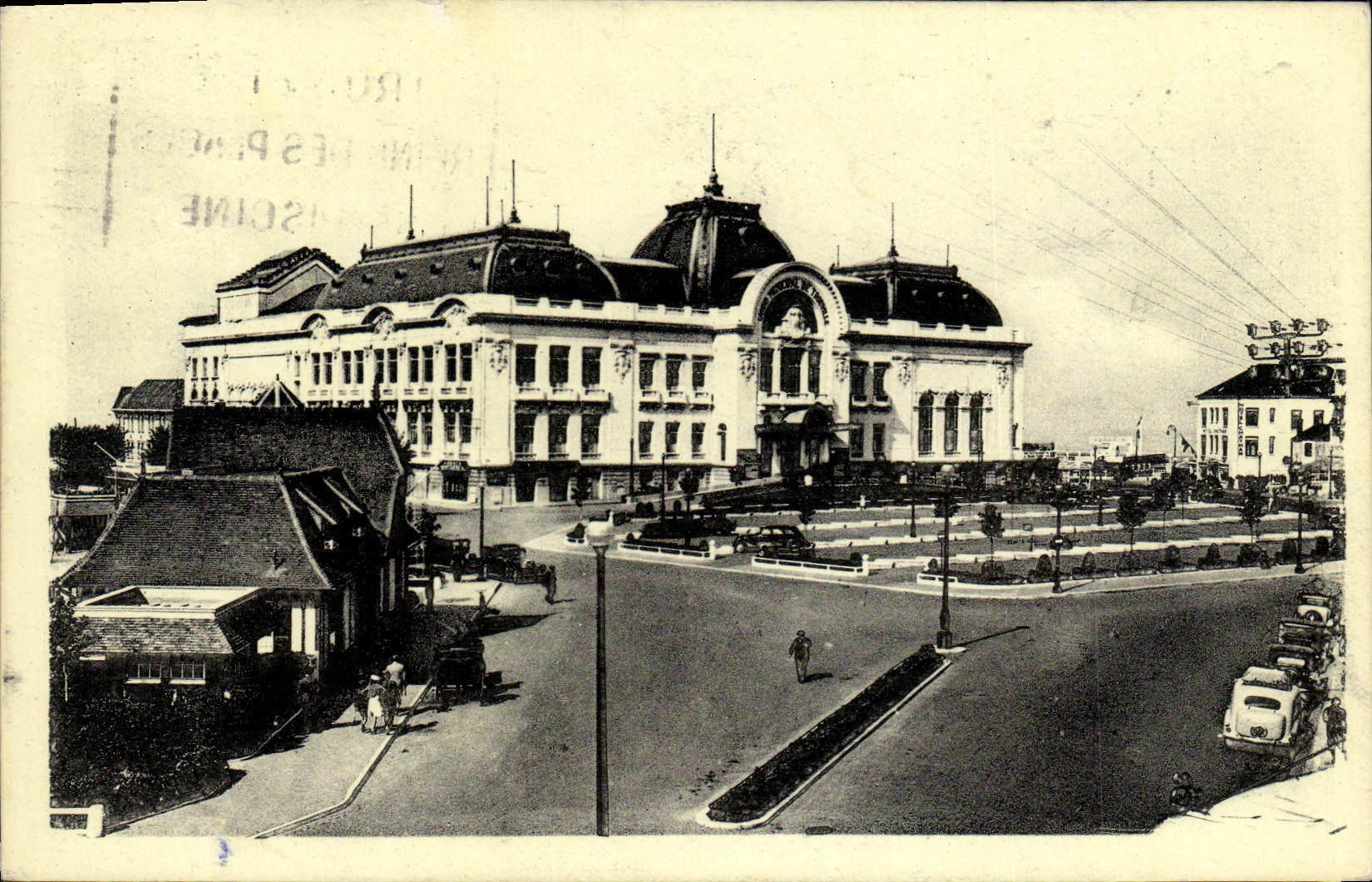 POSTAL Trouville de la VENDIMIA la reina de los lugares de las playas del mariscal de Foch