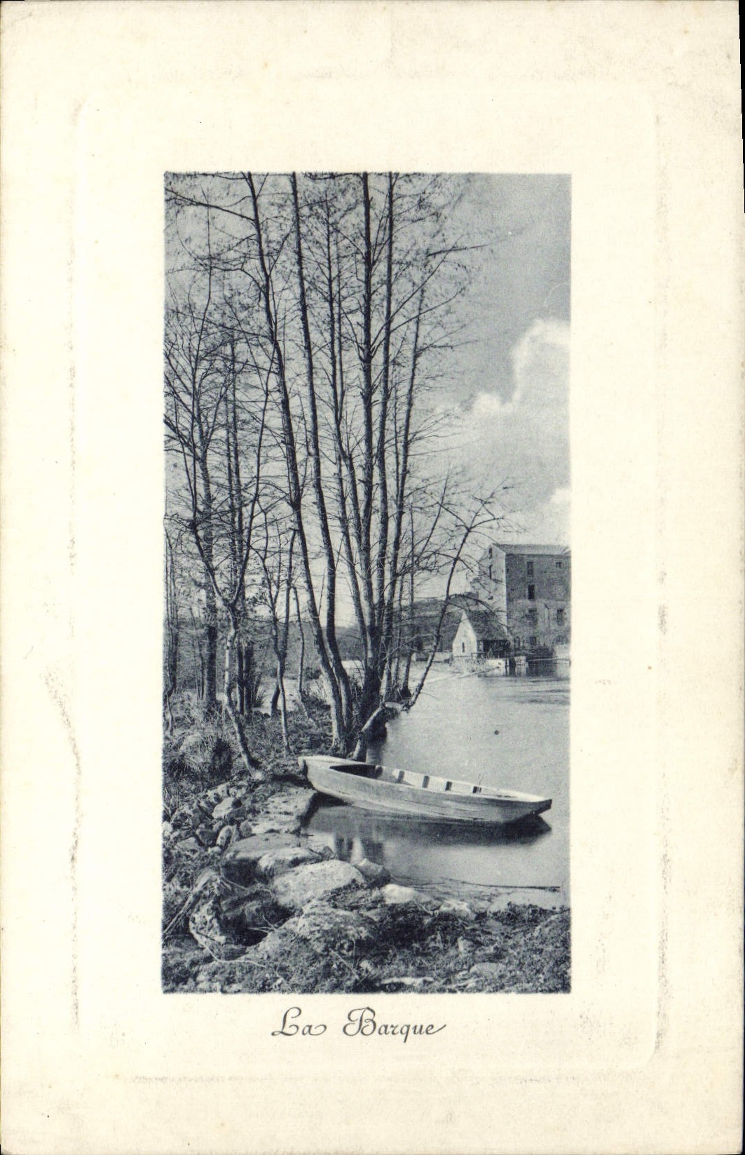 VINTAGE POSTCARD the Boat
