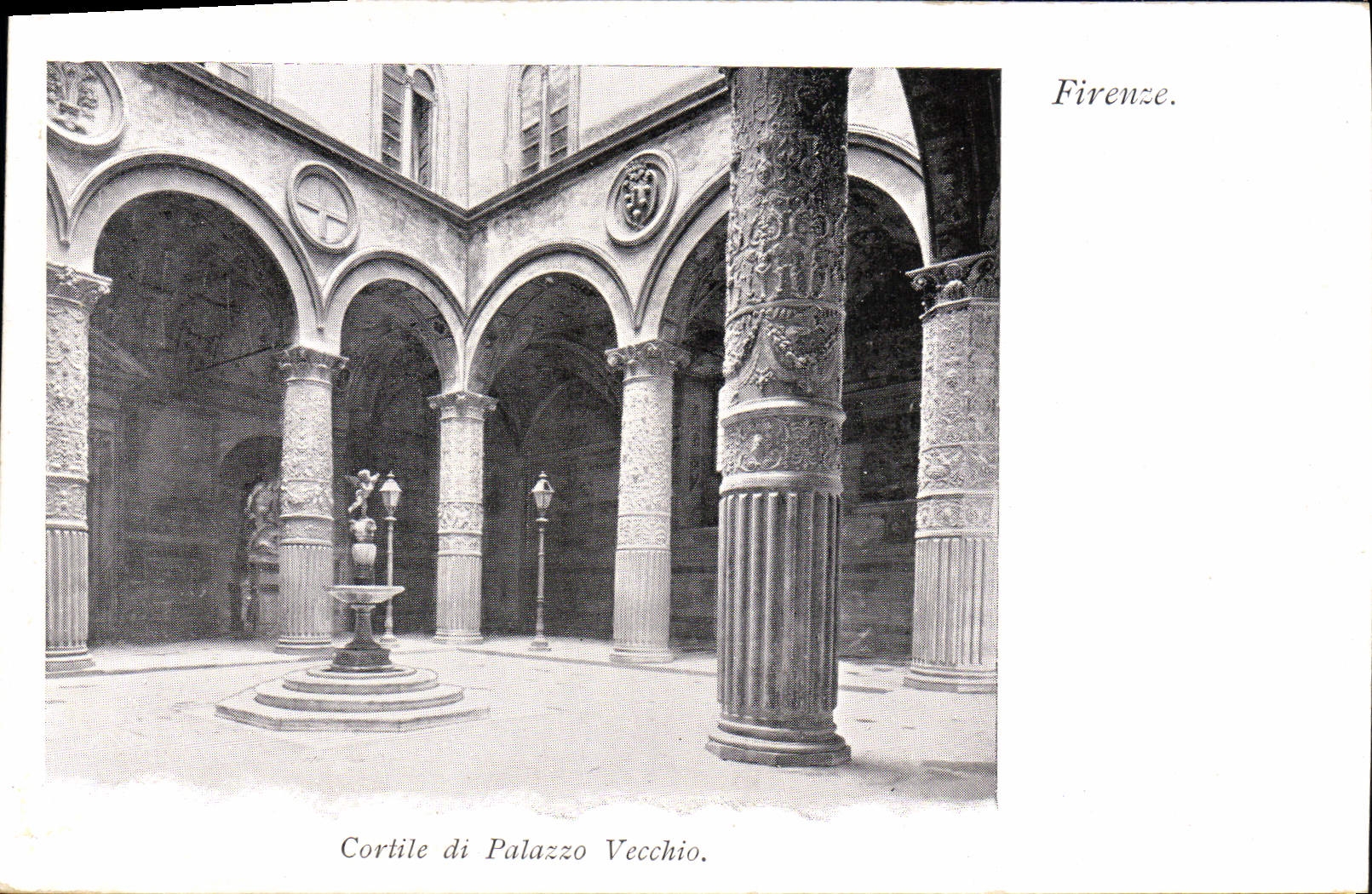 CPA Firenze Cortile de Palazzo Vecchio