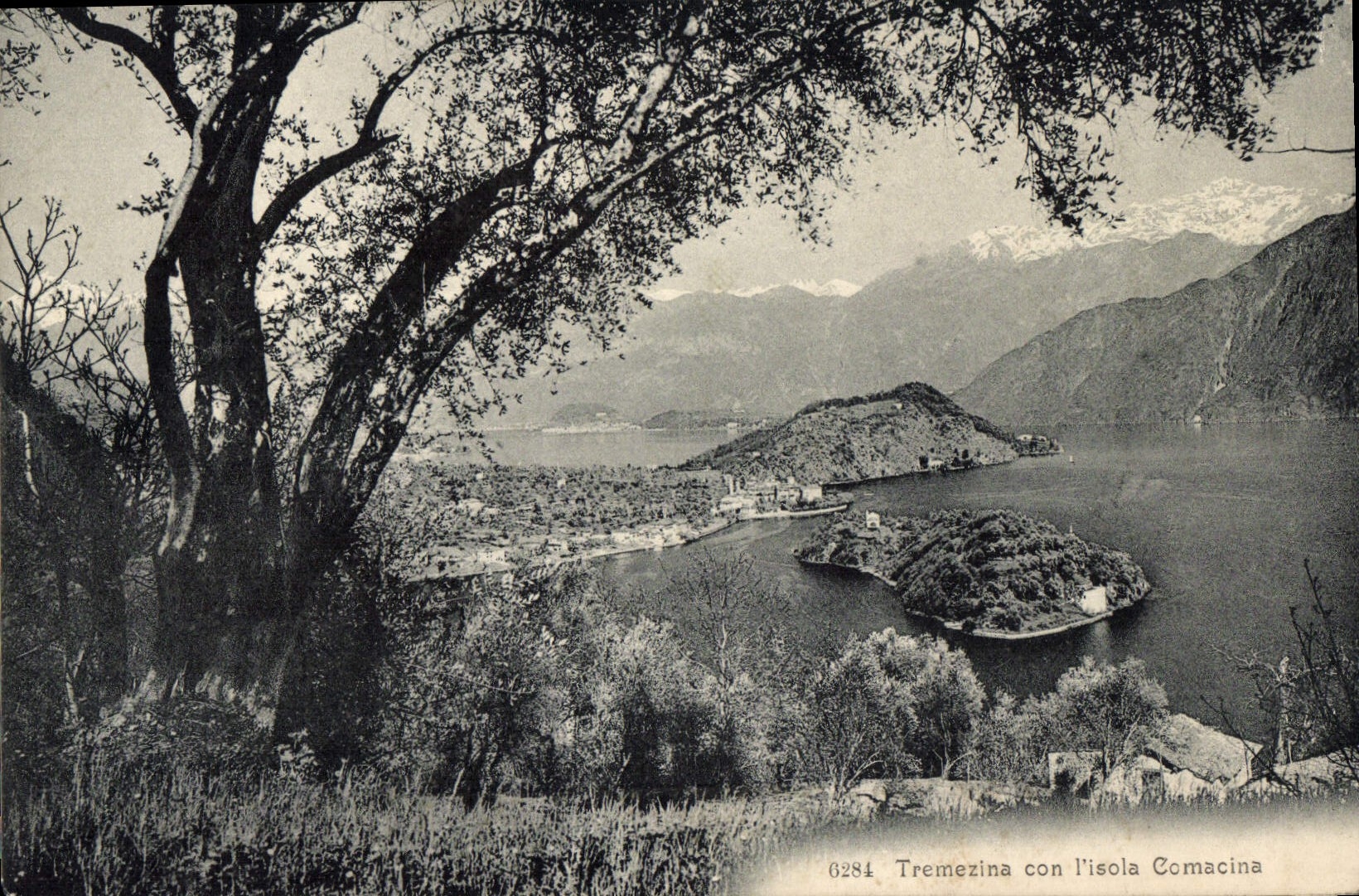 CPA Tremezzina con l'isola Comacina