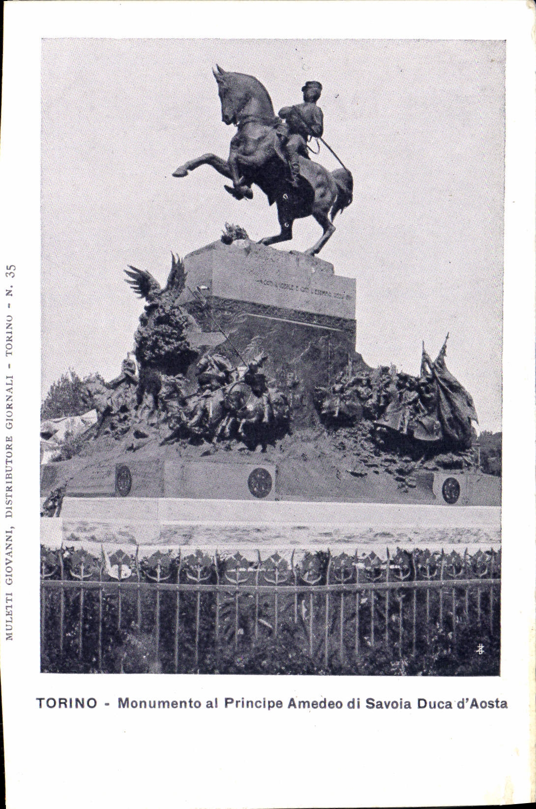 CPA Torino Monumento al Principe Amedeo di Savoia Duca d'Aosta