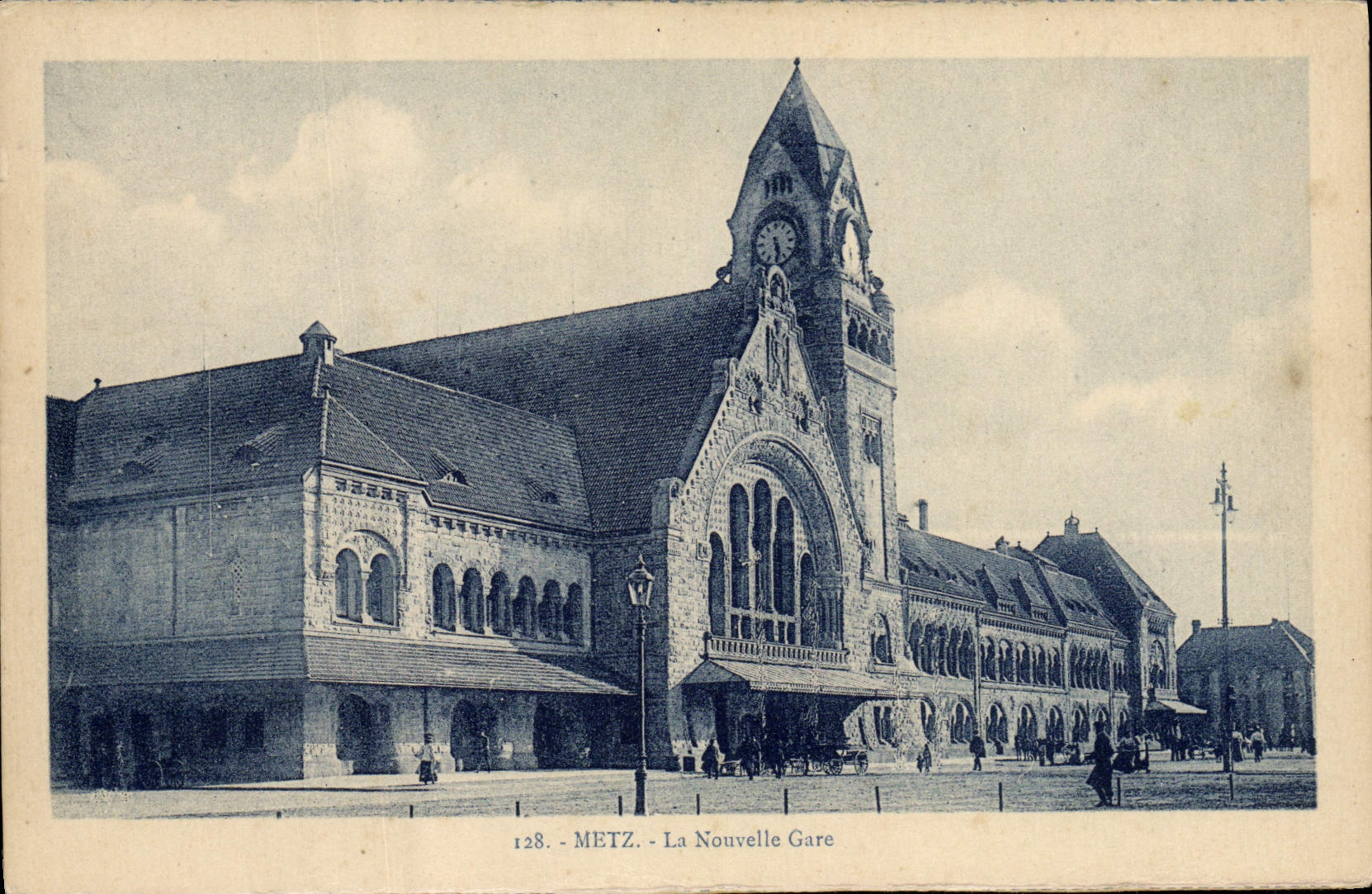 CPA Metz La Nouvelle Gare
