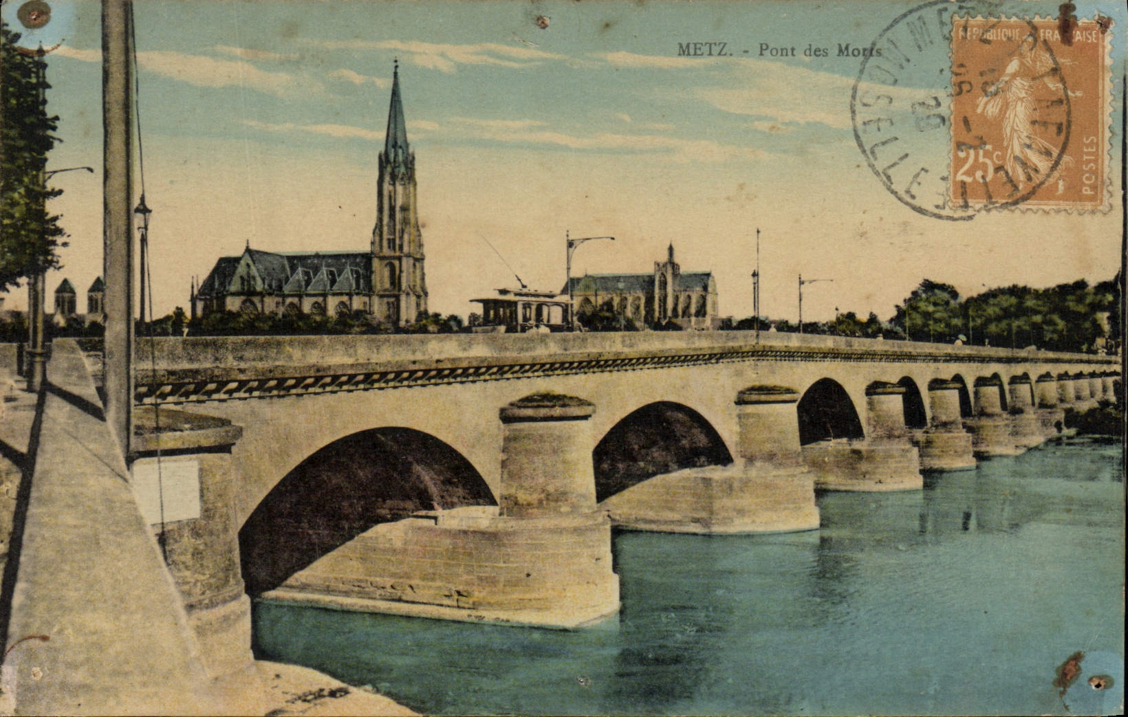 CPA Metz Pont des Morts