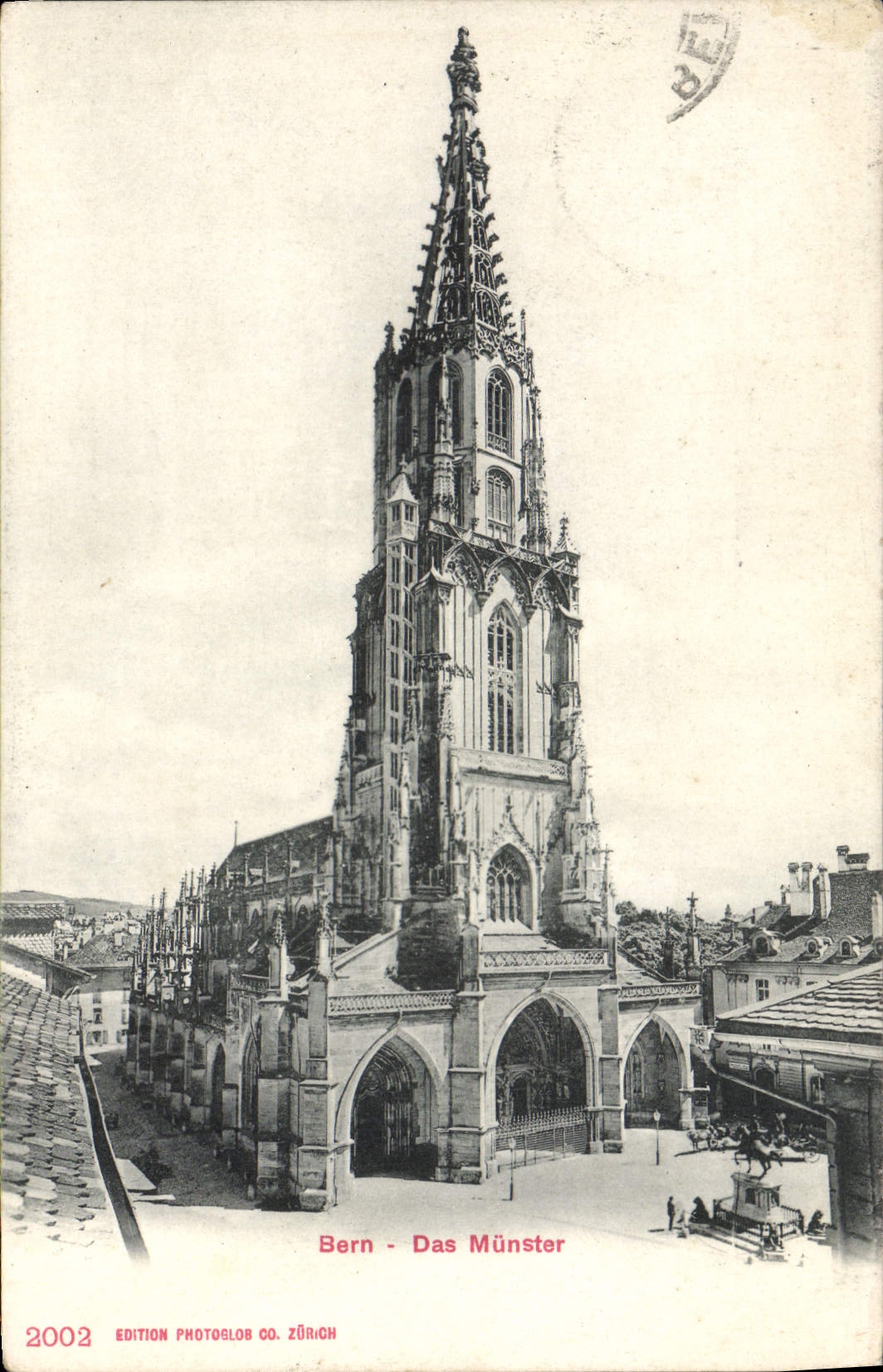 VINTAGE POSTCARD Bern Das Munster