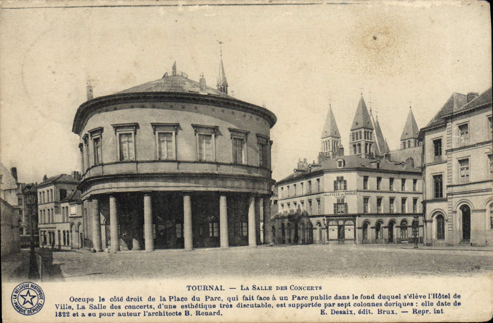 VINTAGE POSTCARD Turned the Room In the Concerts