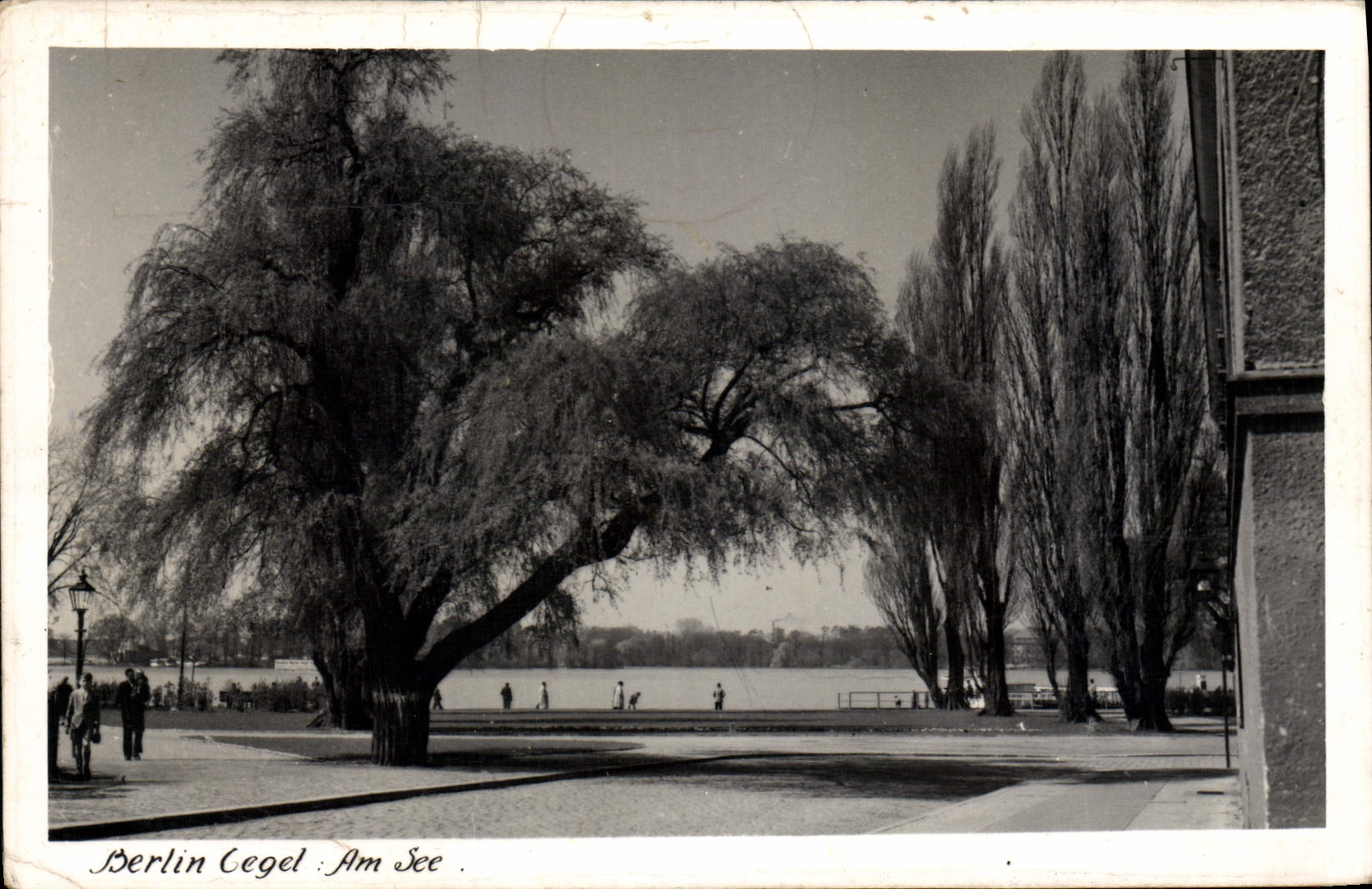 VINTAGE POSTCARD Berlin Gegel Am See