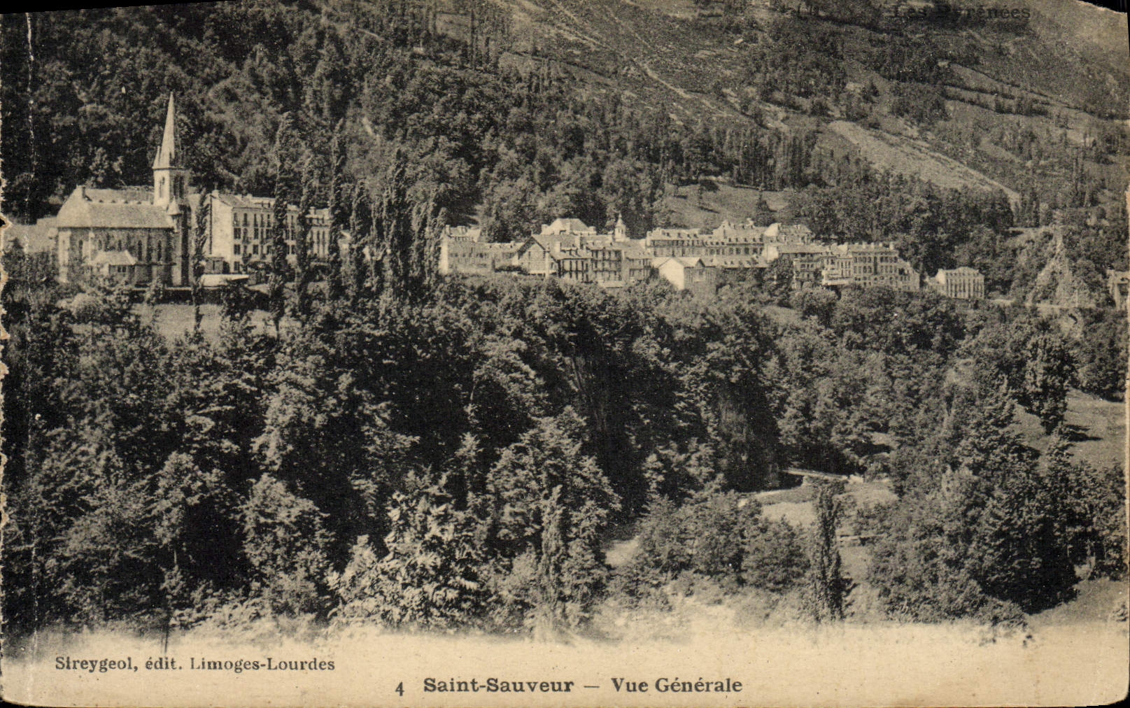 VINTAGE POSTCARD Holy Saver View