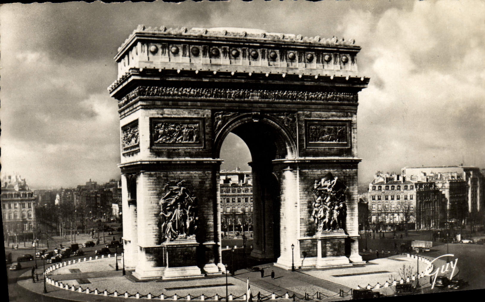 CPM Paris Et Ses Merveilles Are de Triomphe de l'Etoile