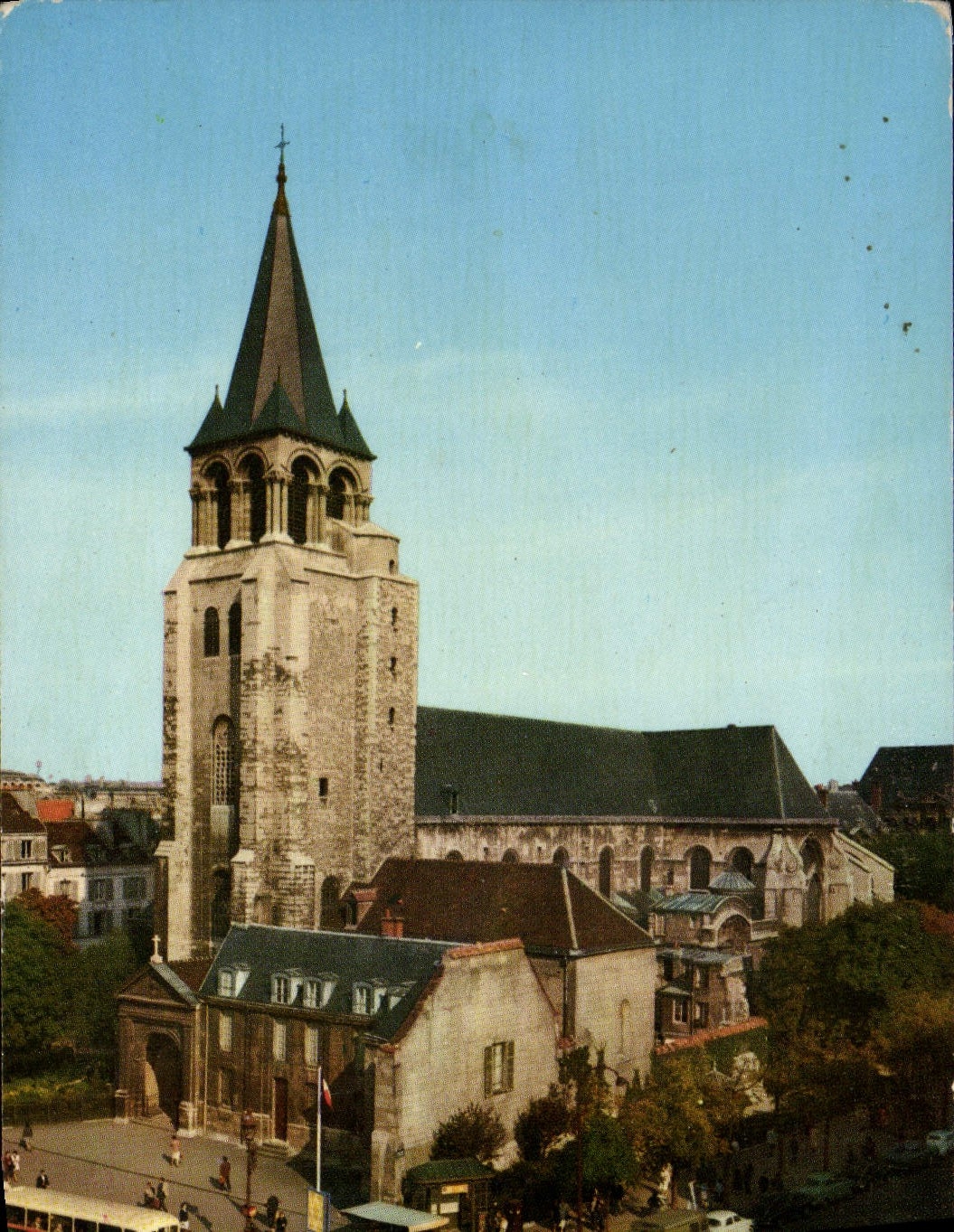 MODERN CARD Paris the Church Saint Germain