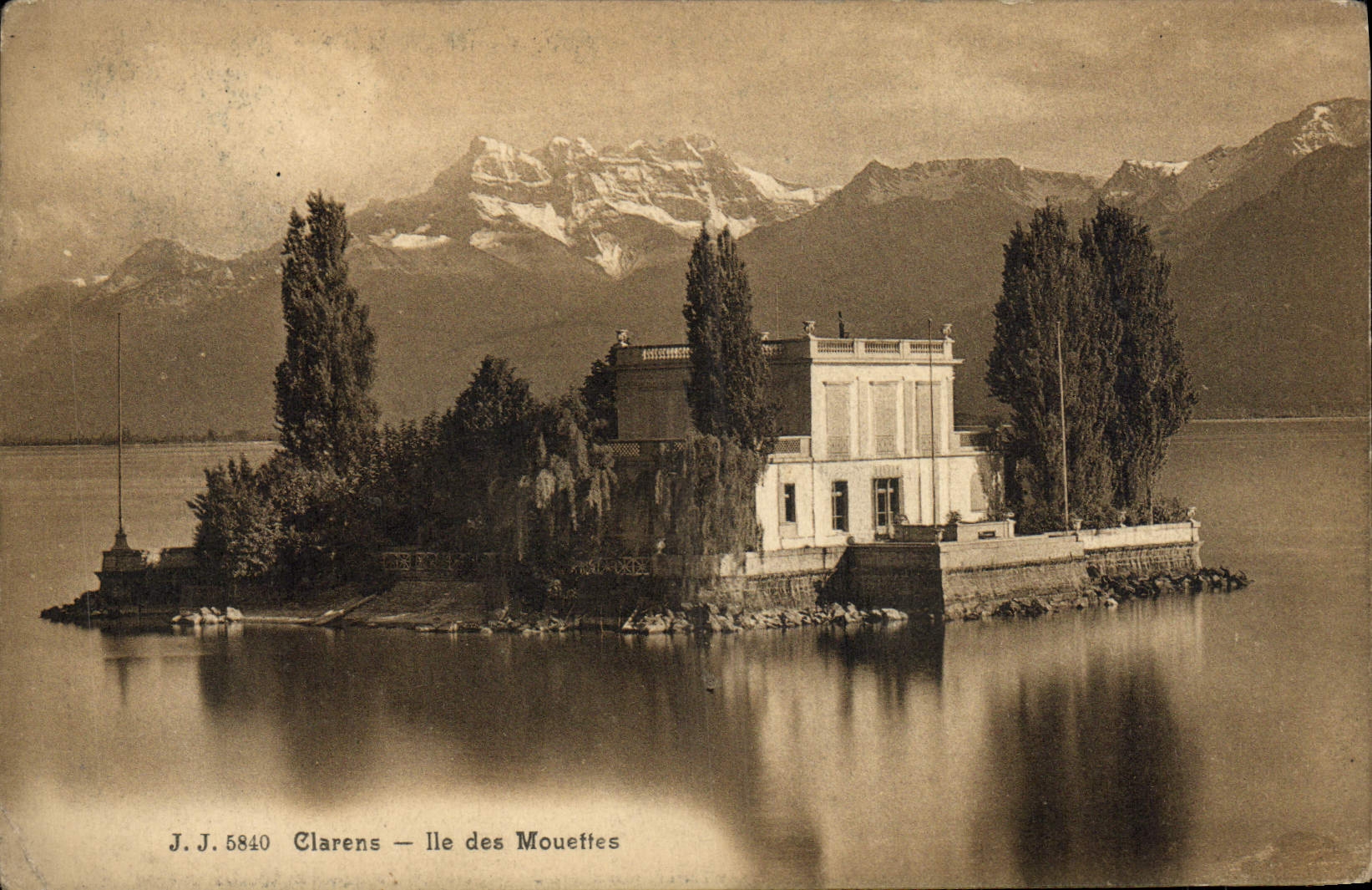 CPA Clarens Ile des Mouettes