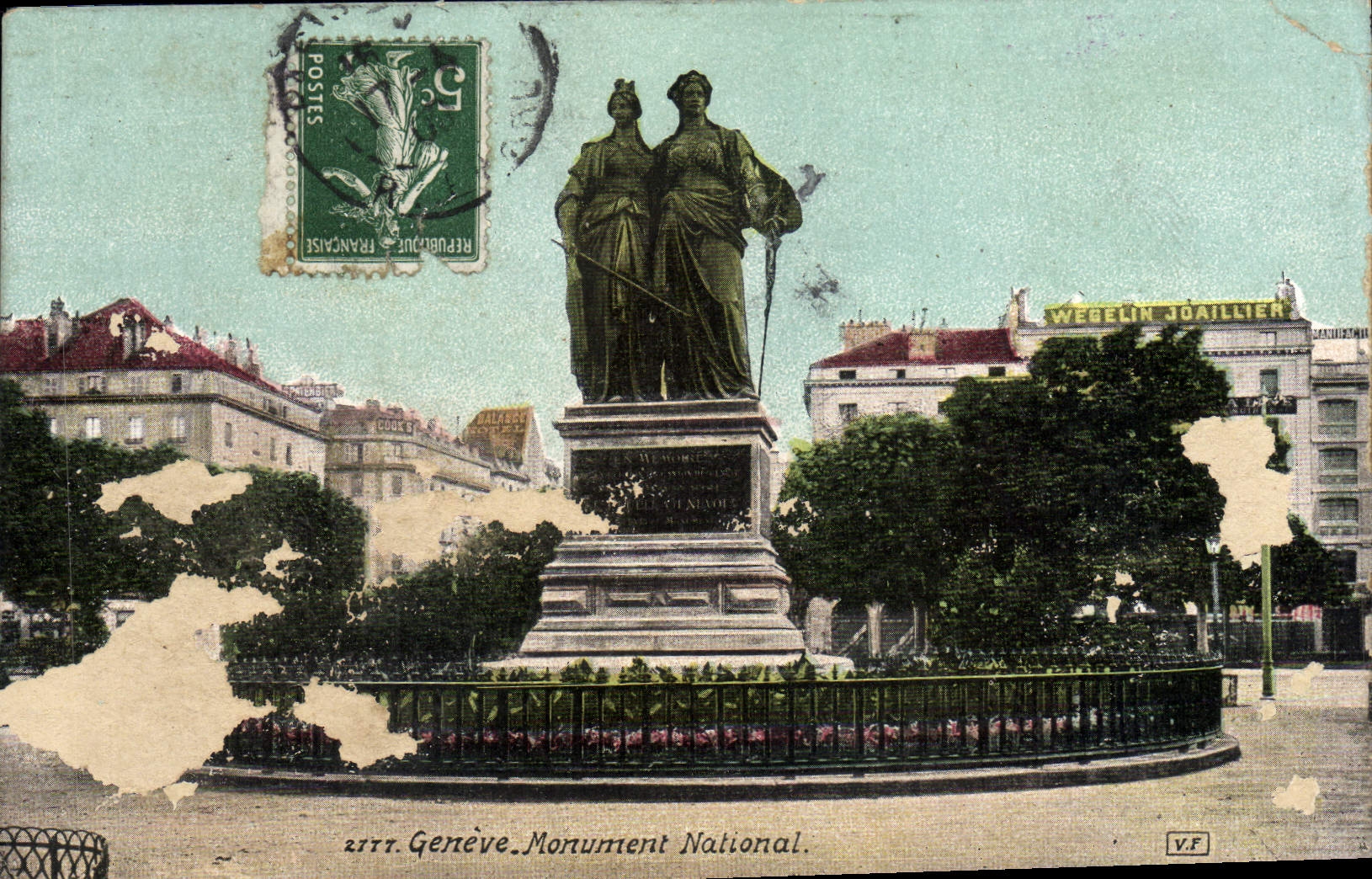 CPA Geneve Monument National