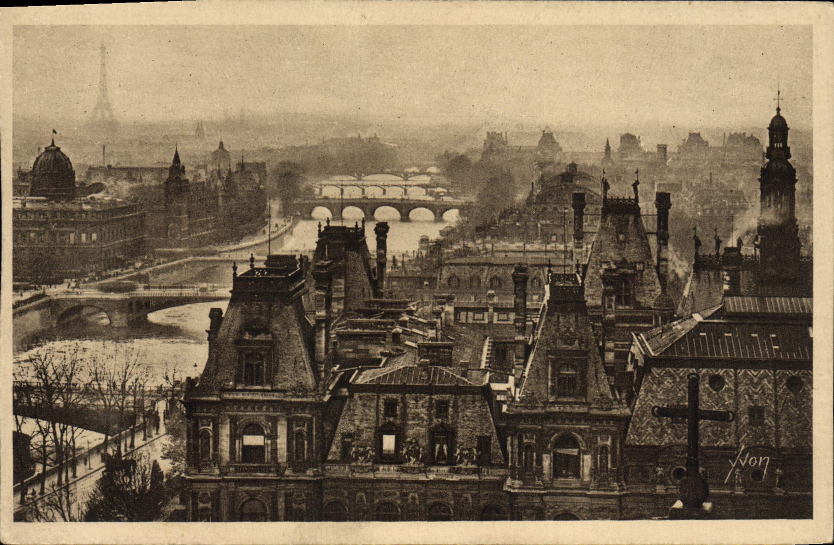 CPA Paris Vue panoramique