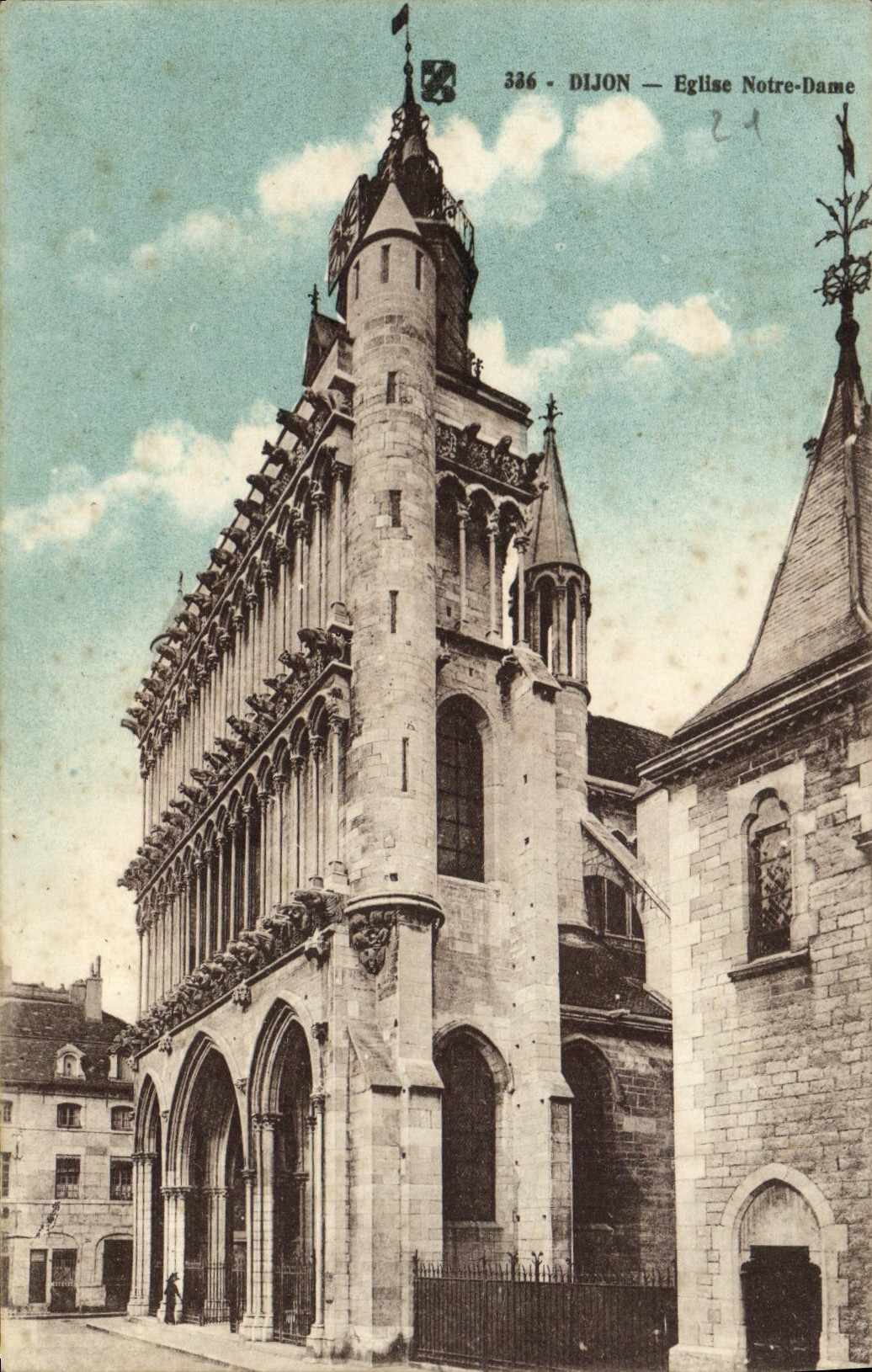 CPA Dijon Eglise Notre Dame