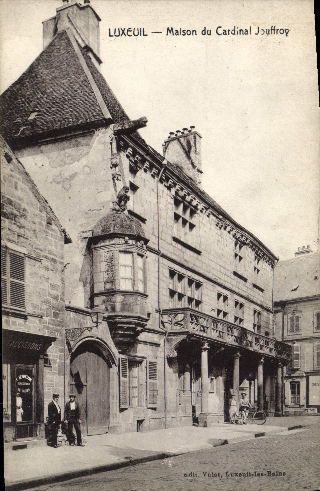 VINTAGE POSTCARD Luxeuil House of Jouffroy Cardinal