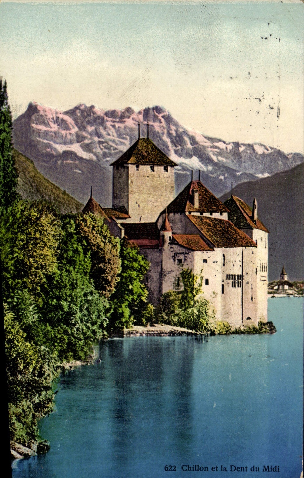 CPA Chillon et la dent du Midi
