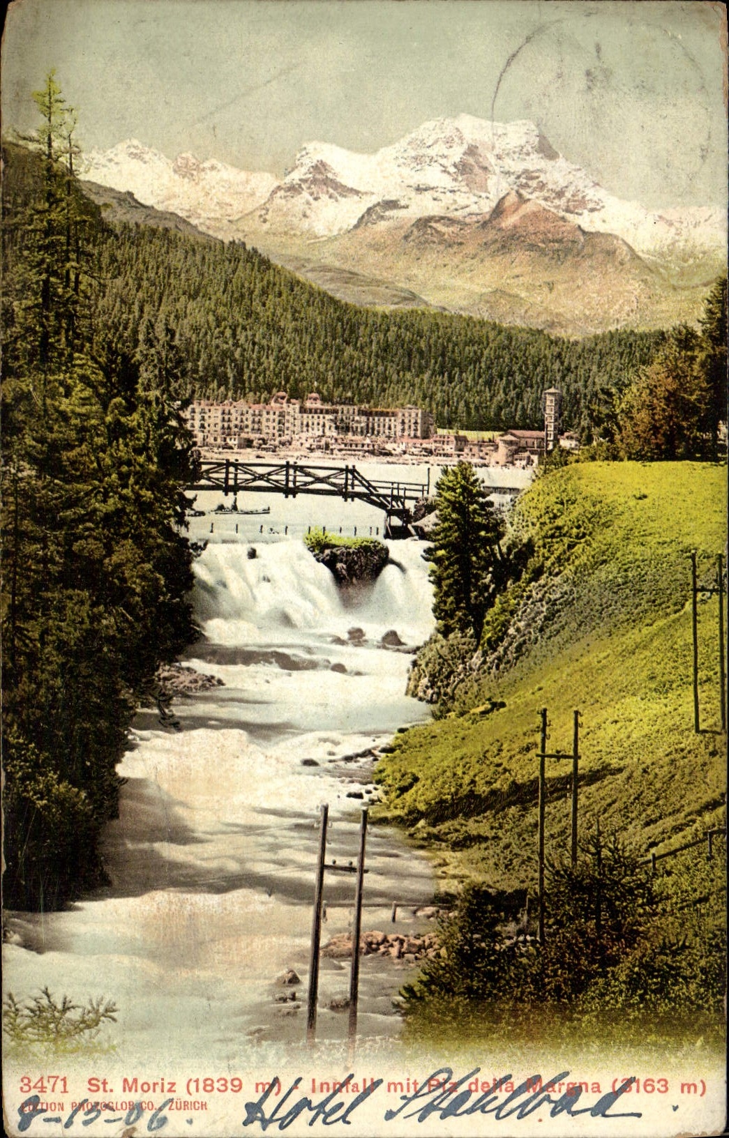 VINTAGE POSTCARD St Moriz