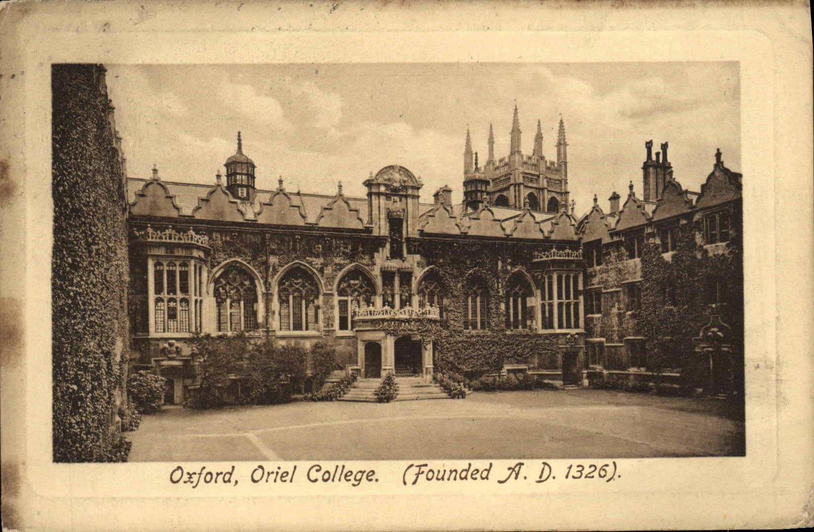 Universidad de Oxford Mirador de la POSTAL de la VENDIMIA