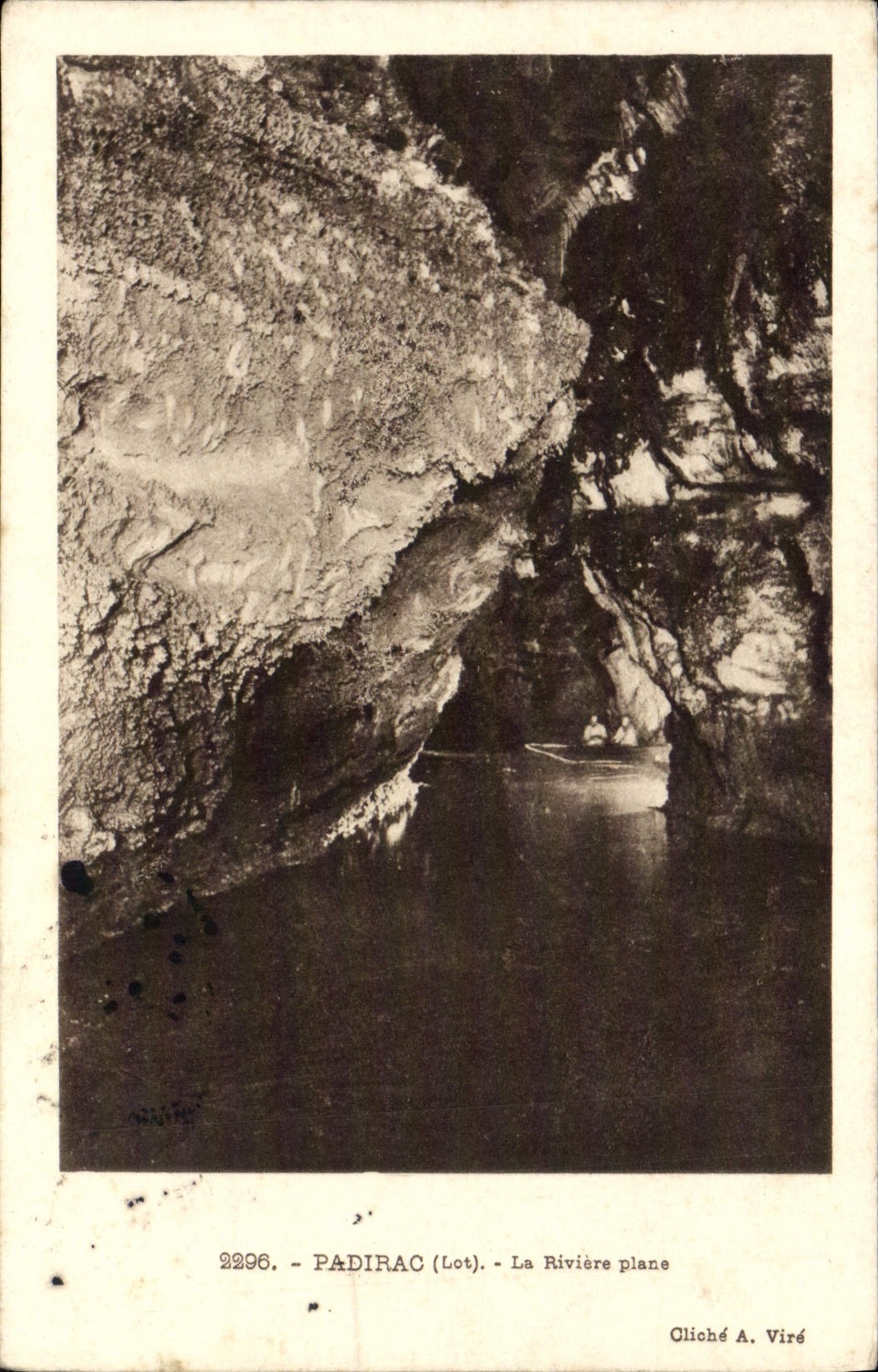 CPA Padirac La riviere Piane