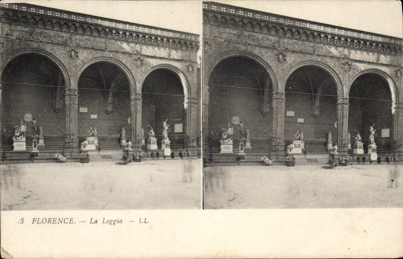 POSTAL Florencia de la VENDIMIA la logia